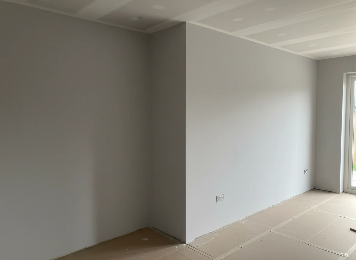 plasterboard-painting-1-slough-slough-decorators Lining paper preparation for wallpapering in Slough by Slough Decorators